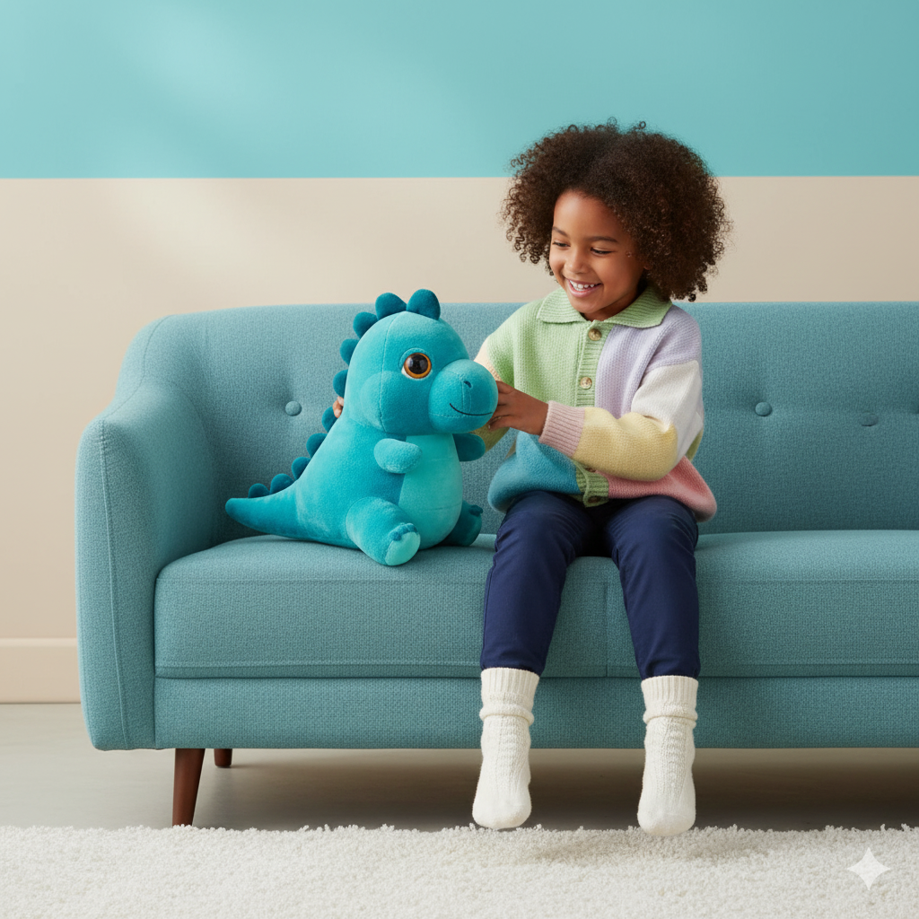 Child playing with Fuffy - 7 a 9 anos